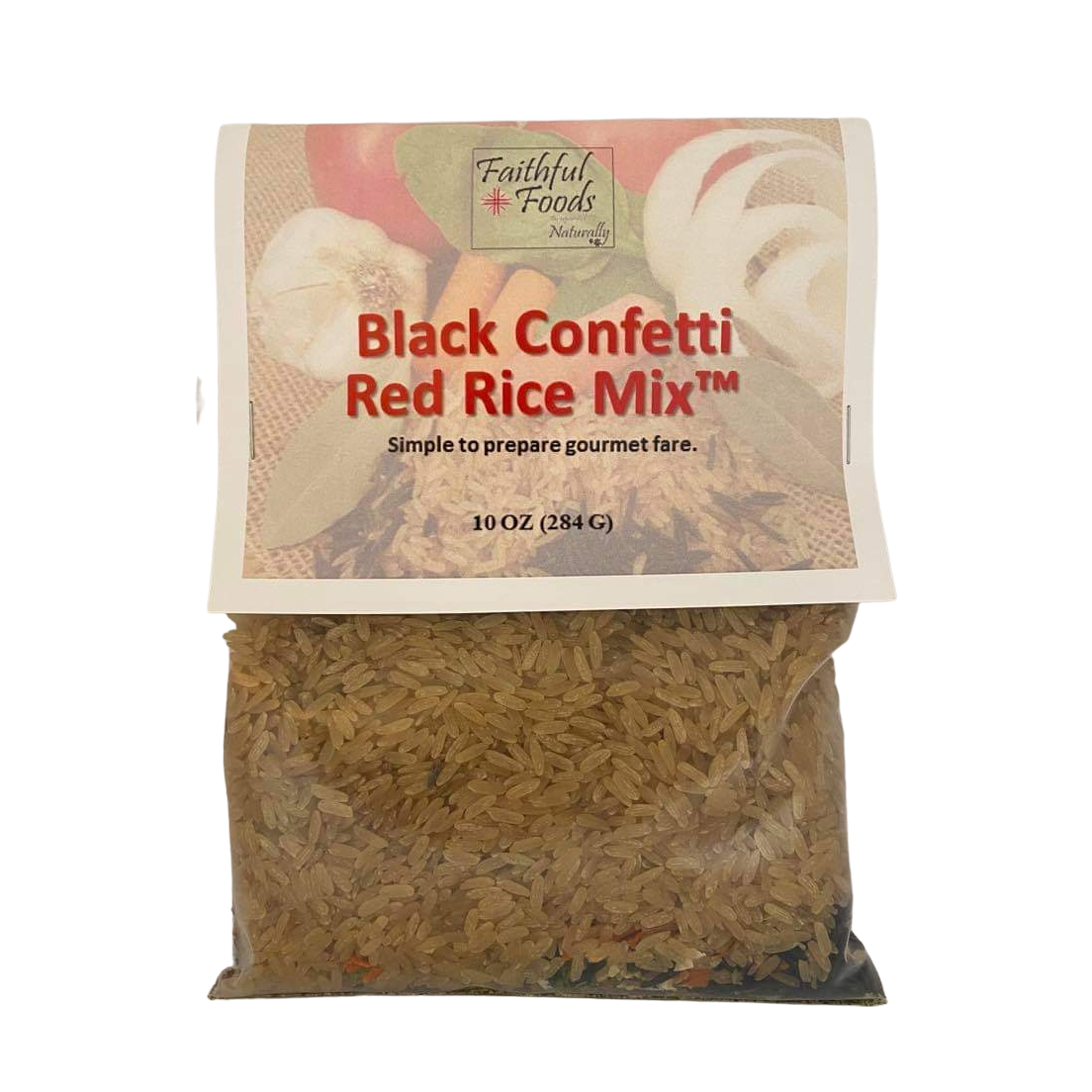 Black Confetti Red Rice Mix