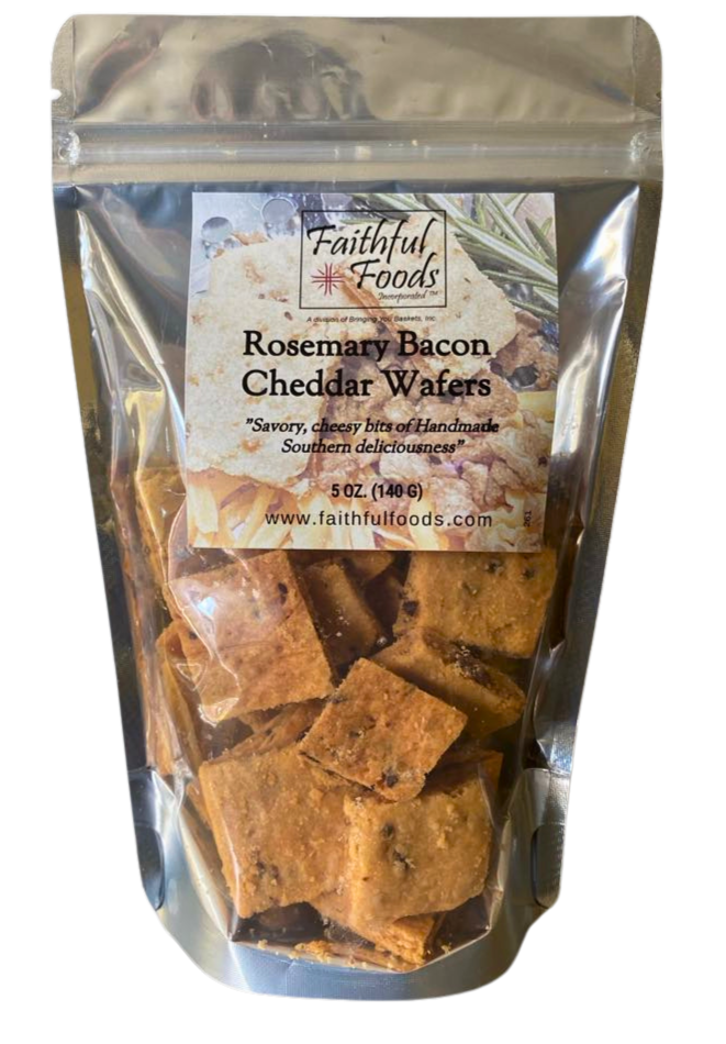 Rosemary Bacon Cheddar Wafers