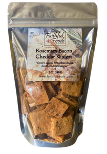 Rosemary Bacon Cheddar Wafers