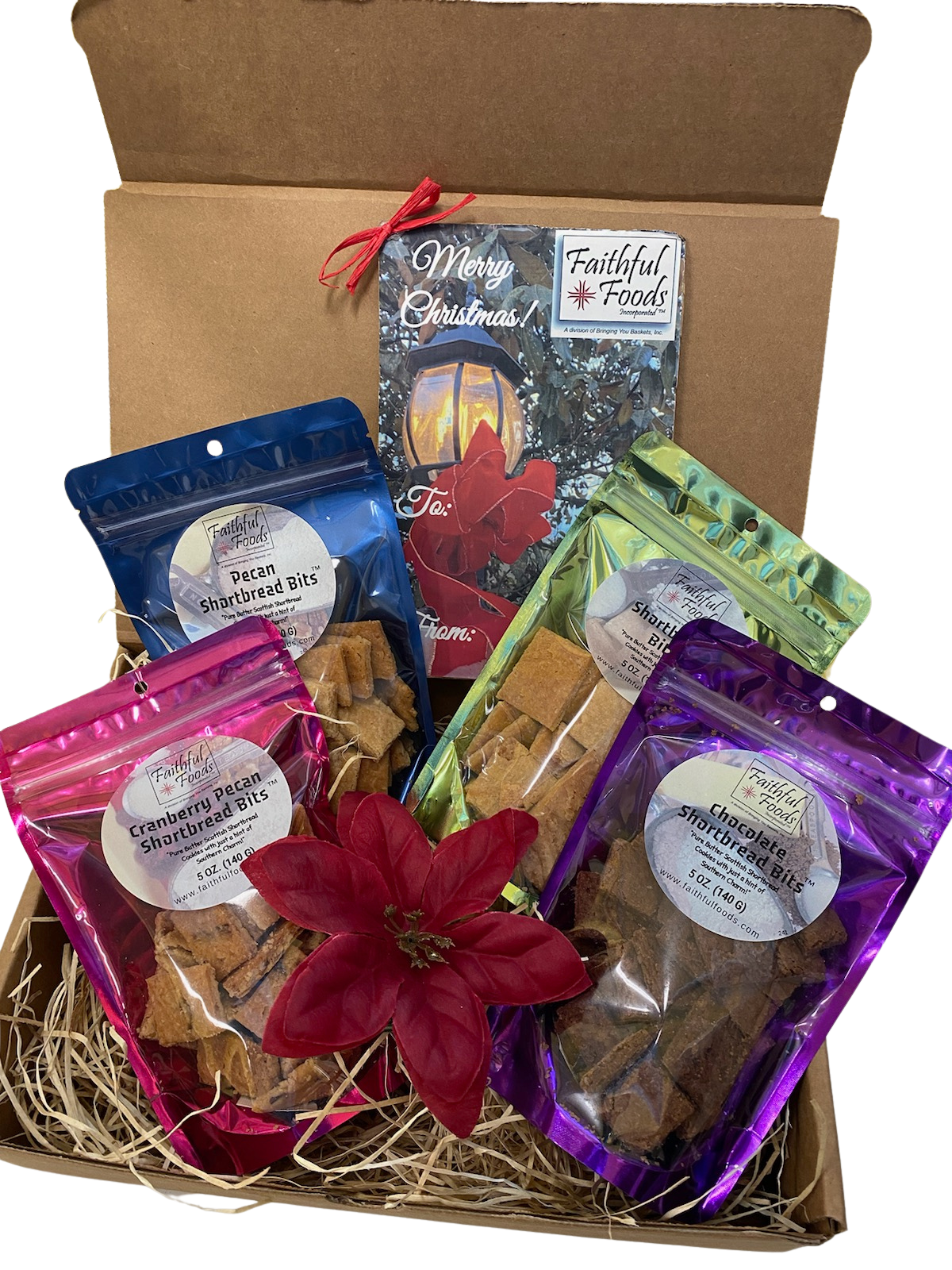 Christmas Shortbread Sampler Gift Box