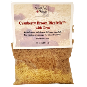 Cranberry Brown Rice Mix with Orzo
