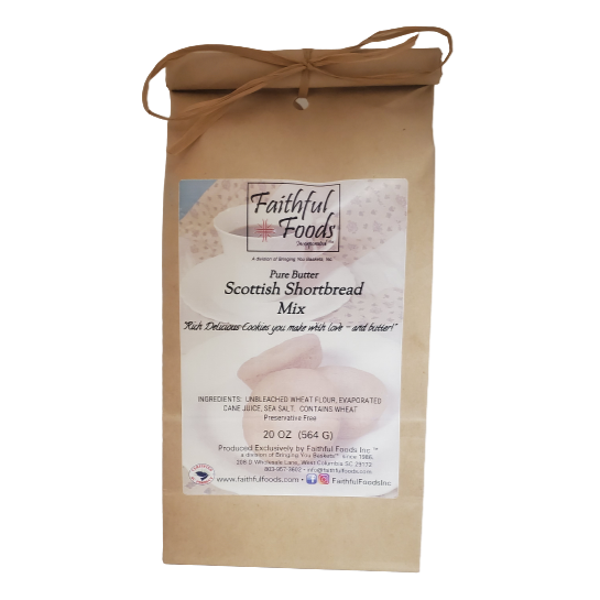 Shortbread Mix Package Shortbread Mix – Faithful Foods Inc.